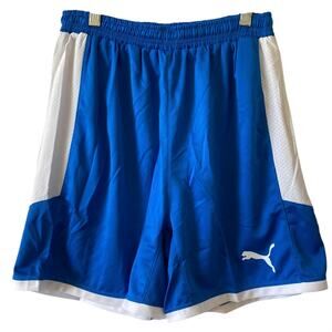 NEW PUMA Men's Borussia Dortmund Soccer Shorts Blue Size Small LIGHTWEIGHT